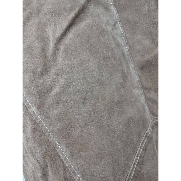 Wilsons Leather Mens Suede M. Julian XL Outdoor Fall Winter Leather Jacket Tan - Picture 8 of 9